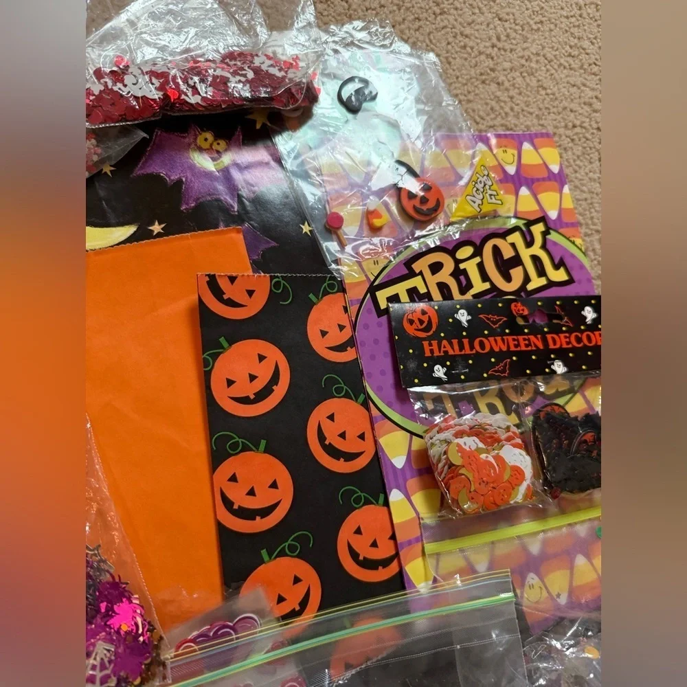 Lot of Party Supplies | Goodie Bags, Confetti, Holiday and Seasonal